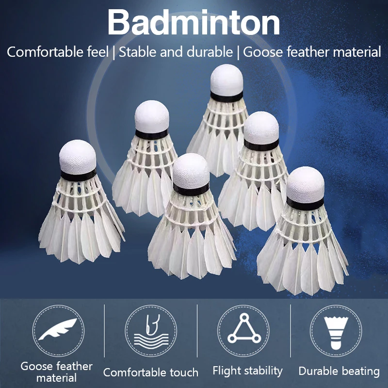 New White Goose Feather Badmin - đánh giá và giá Feather Shuttlecock