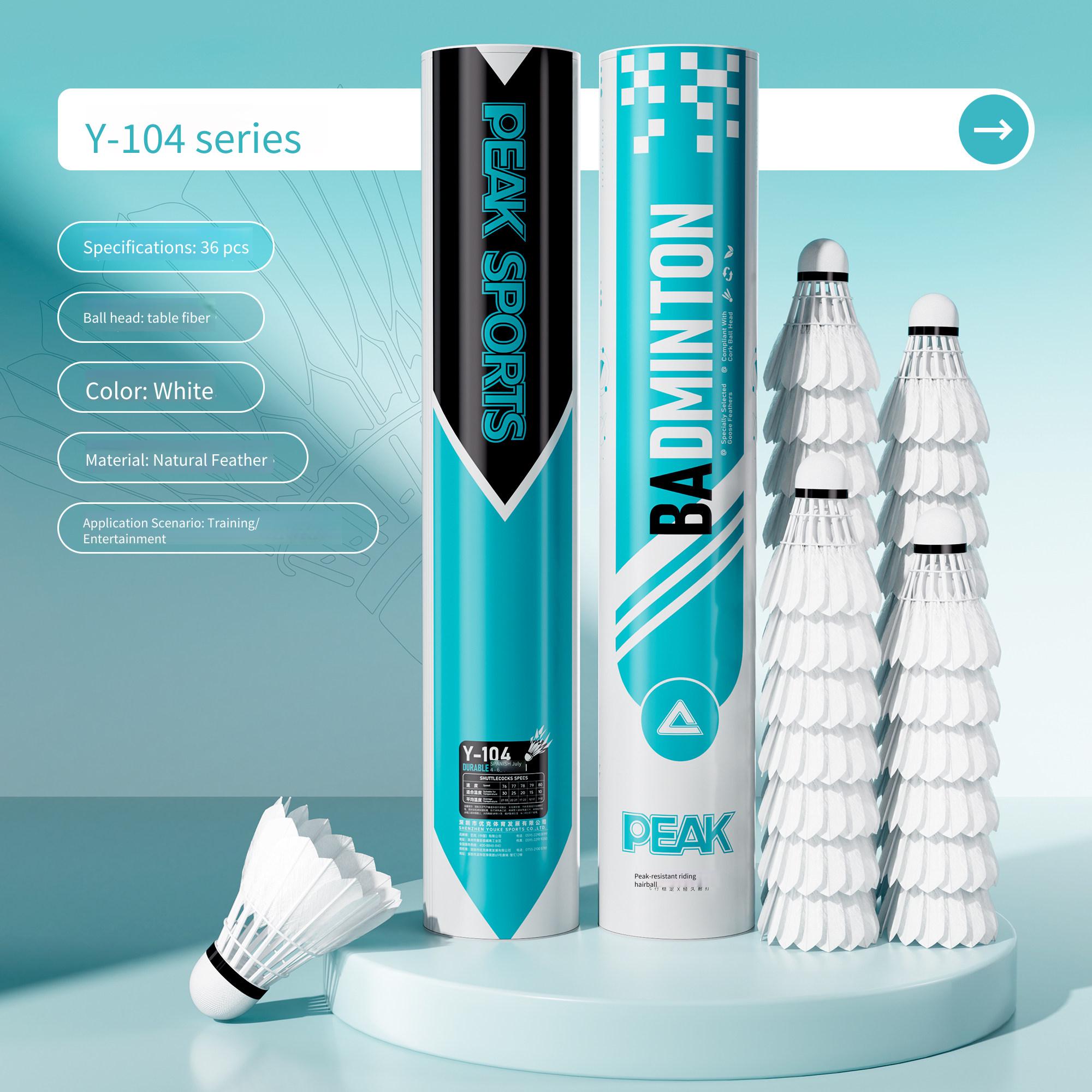 PEAK Goose Feather Badminton O - đánh giá và giá Feather Shuttlecock